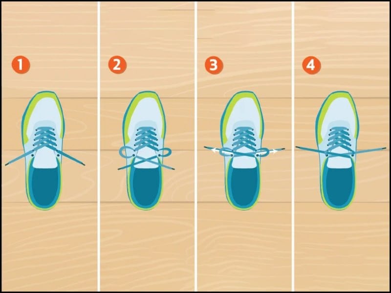 cách xỏ dây giày đá bóng đúng cách